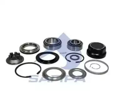 р/к ступицы полный! (мр) 33116+32310+маслоотраж.шайбы+крышка+упл.кольца+гайка+стопора \BPW 070.608 SAMPA