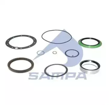 р/к ступицы! прокладка1,сальник1,шайба2,обойма1, кольцо ABS1,кольцо уплот3\MB Actros, Axor 010.825 SAMPA