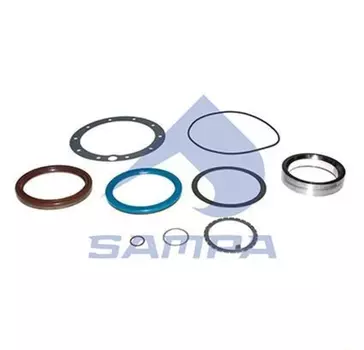 р/к ступицы! прокладка1, сальники3, шайба1,обойма1, кольца упл3\MB Actros, Axor 010.827 SAMPA