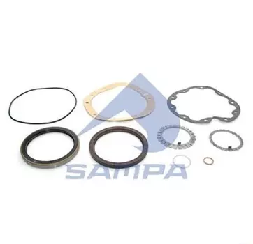 р/к ступицы! (рмк) задн. прокл. с вырезом и без+2сальн+стопора+упл.кольца \MB,MAN TGA