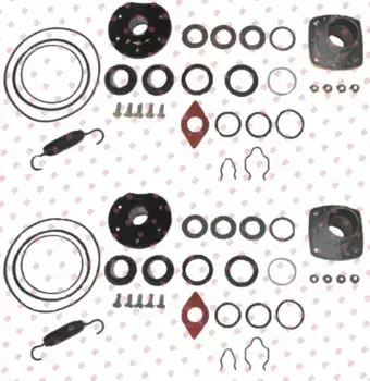 р/к торм. вала! (мпр) на ось 4опоры,6пыльн,10шайб,4стоп,8упл,10болтов,8гаек,2индик\SAF 90.19.62.1 ONYARBI