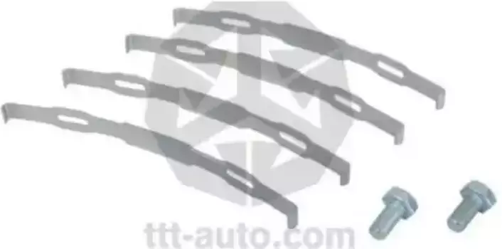 р/к тормозных колодок !(м) 4 пружины, 2 болта \Volvo FH 17822 TTT
