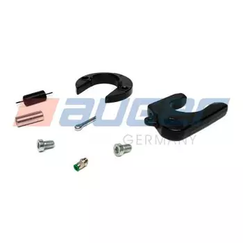 р/к замка седла !подкова, защелка, пружина, палец, шплинт, 2болта RV10 F2T2G\ 104773 AUGER