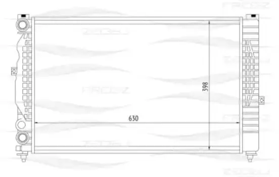радиатор!\ Audi A4/A6 94>