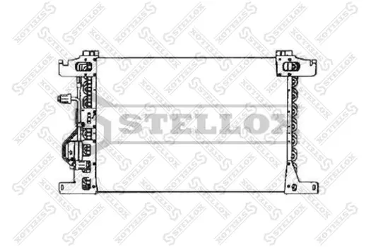 Радиатор кондиционера (конденсатор) STELLOX 87-39102-SX