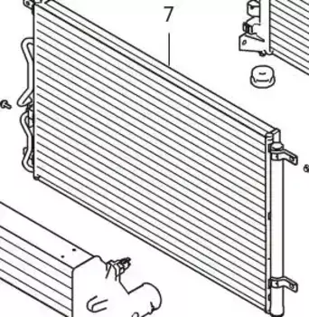Радиатор кондиционера (конденсатор) GREAT WALL 8105100XKQ00A