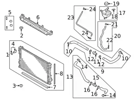 Радиатор кондиционера (конденсатор) MITSUBISHI 1350B182