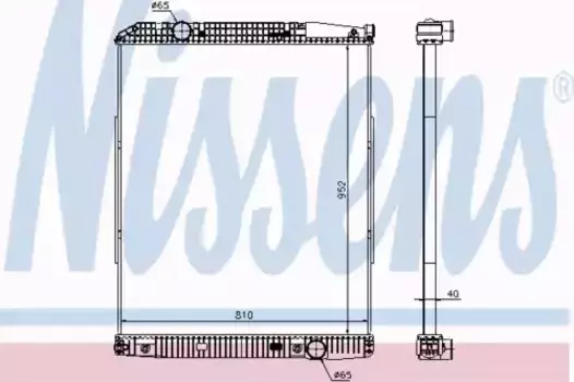 Радиатор кондиционера (конденсатор) NISSENS 626490