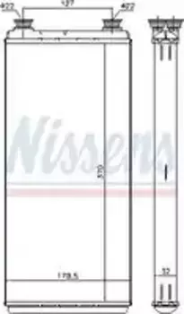 Радиатор кондиционера (конденсатор) NISSENS 71891