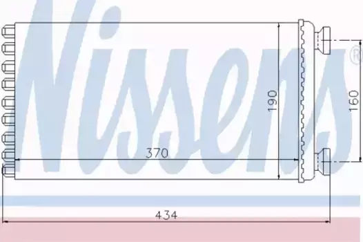 Радиатор кондиционера (конденсатор) NISSENS 71926