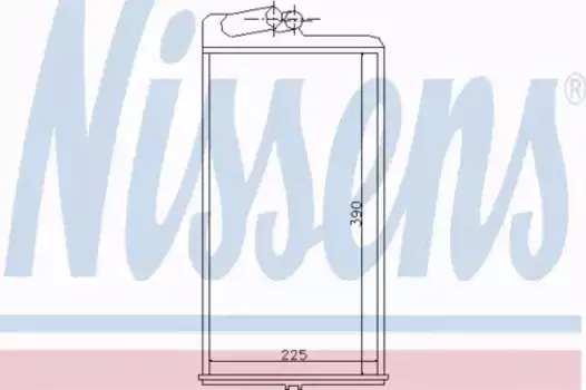 Радиатор кондиционера (конденсатор) NISSENS 72034