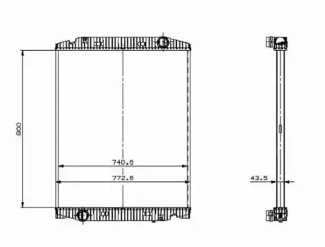 Радиатор кондиционера (конденсатор) NRF 509568