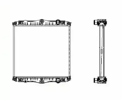 Радиатор кондиционера (конденсатор) NRF 509569