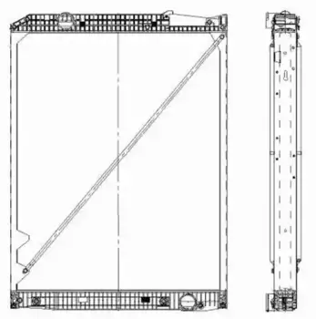 Радиатор кондиционера (конденсатор) NRF 519578