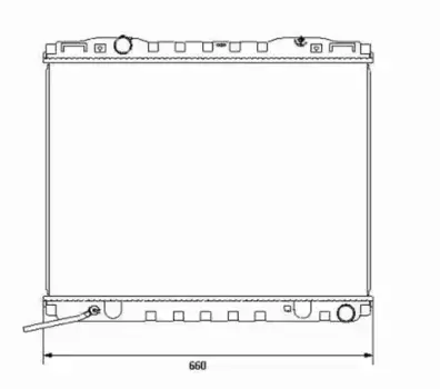 Радиатор кондиционера (конденсатор) NRF 53365