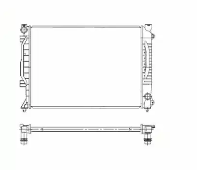 Радиатор кондиционера (конденсатор) NRF 53443