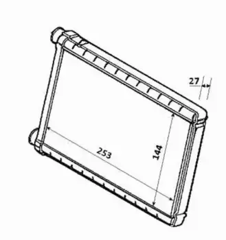 Радиатор кондиционера (конденсатор) NRF 54207
