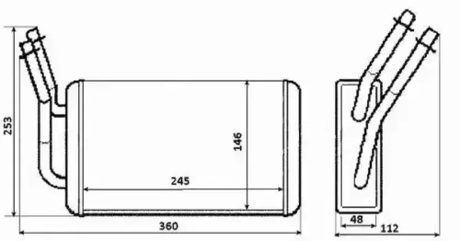 Радиатор кондиционера (конденсатор) NRF 54230