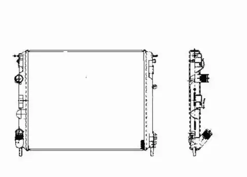 Радиатор кондиционера (конденсатор) NRF 58217