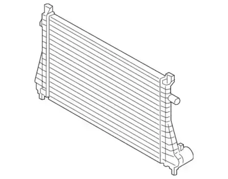 Радиатор кондиционера (конденсатор) VAG 5Q0145803AD