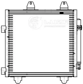 радиатор кондиционера!\ Peugeot 107 05>
