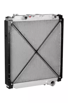 радиатор охлаждения! алюм., 702x754x48\ МАЗ ЯМЗ-656/658 ЕВРО-3