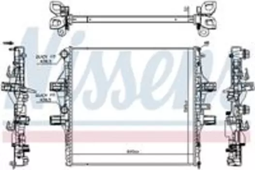 радиатор охлаждения!\Iveco Daily 11>