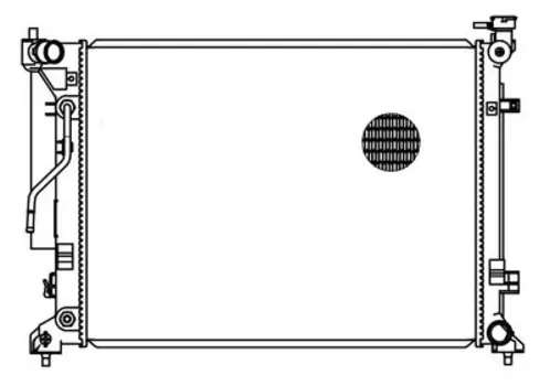Радиатор системы охлаждения двигателя LUZAR LRC08120
