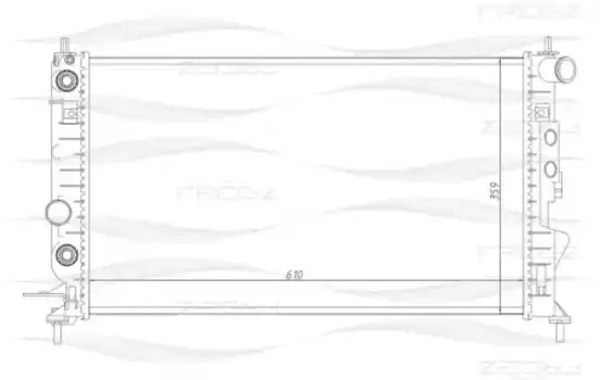 радиатор!\ Opel Vectra 95>