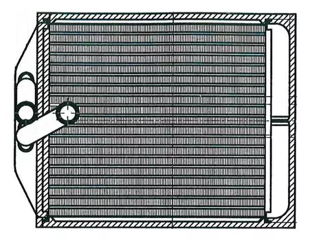 Радиатор печки LUZAR LRH 0809