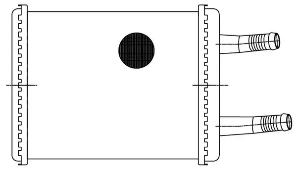 Радиатор печки LUZAR LRH 0305