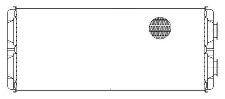 Радиатор печки LUZAR LRH 15703