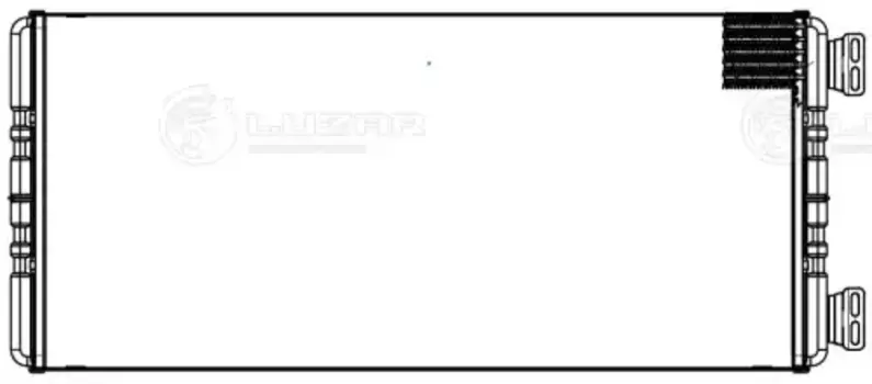 Радиатор печки LUZAR LRH 1524