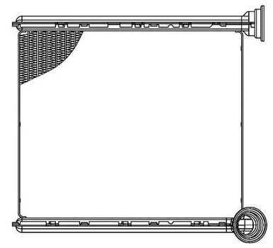 Радиатор печки LUZAR LRH 1835