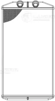 Радиатор печки LUZAR LRH 1630