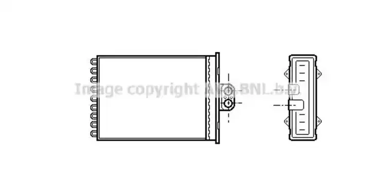 Радиатор печки AVA OL6217