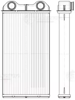 Радиатор печки LUZAR LRH 2145