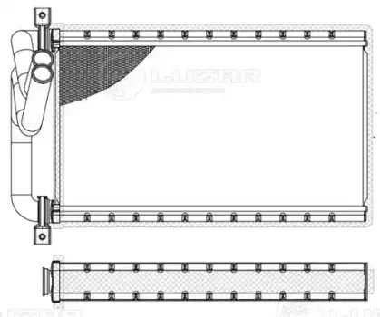 Радиатор печки LUZAR LRH 2301