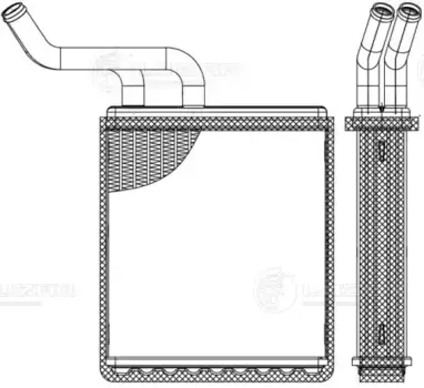 Радиатор печки LUZAR LRH 3007