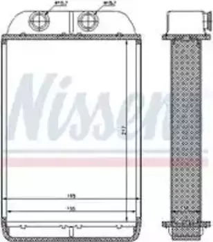 Радиатор печки NISSENS 70232