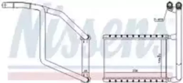 Радиатор печки NISSENS 707078