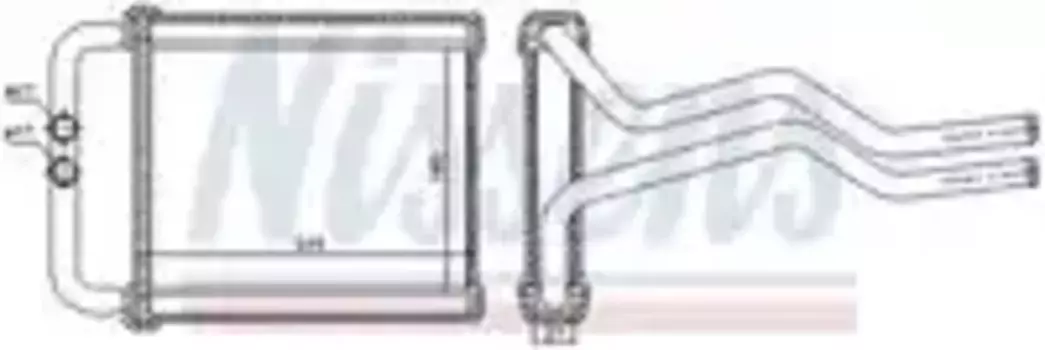 Радиатор печки NISSENS 77657