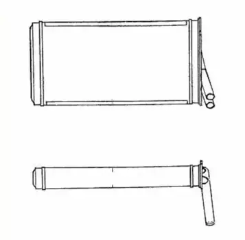 Радиатор печки NRF 50524