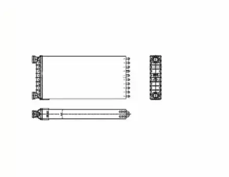 Радиатор печки NRF 53549