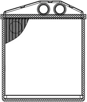 Радиатор печки LUZAR LRH 2111