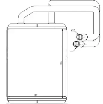 Радиатор печки STELLOX 10-35198-SX