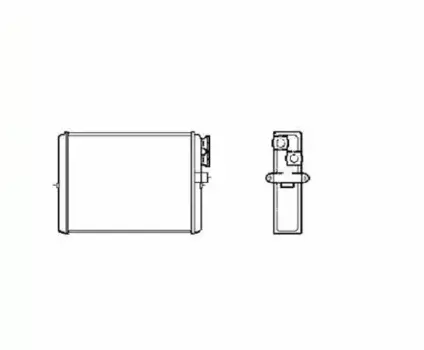 радиатор печки!\ Volvo S60/S80 2.0/2.4/2.5TDi 00>