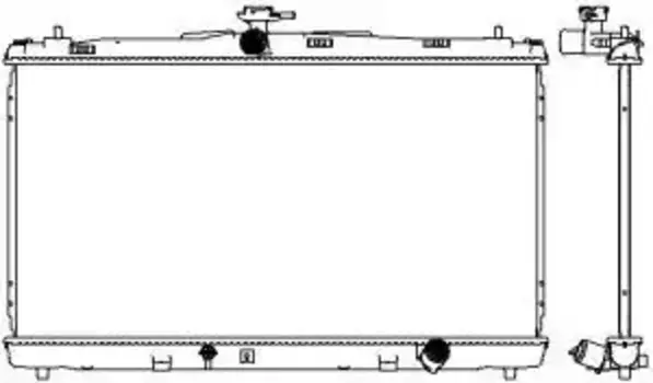 радиатор системы охлаждения! 16400-36270\ Lexus ES 2.5/3.5 12>