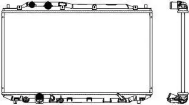 Радиатор системы охлаждения двигателя SAKURA 32118506