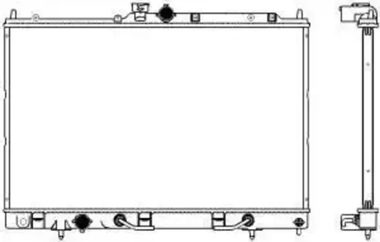 Радиатор системы охлаждения двигателя SAKURA 33211024